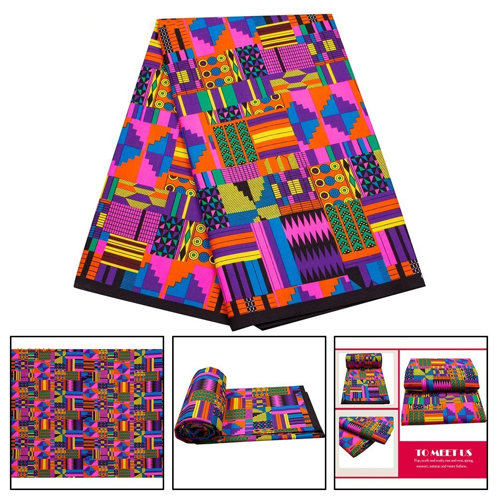 ⭐HOT⭐ Africa Prints Batik Wax Fabric African Dress Craft DIY Sewing Textile Polyester