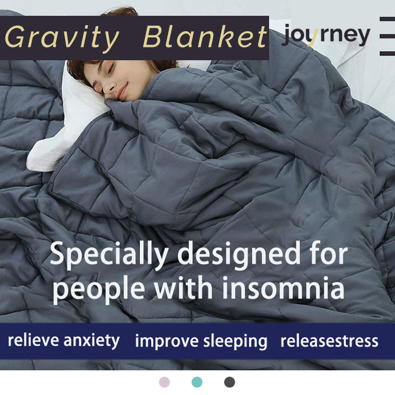 ✨Sleep peacefully✨ Travel Weighted Blanket for adult kids Comfort Decompression Sleep single queen Pressure blanket 重力毯