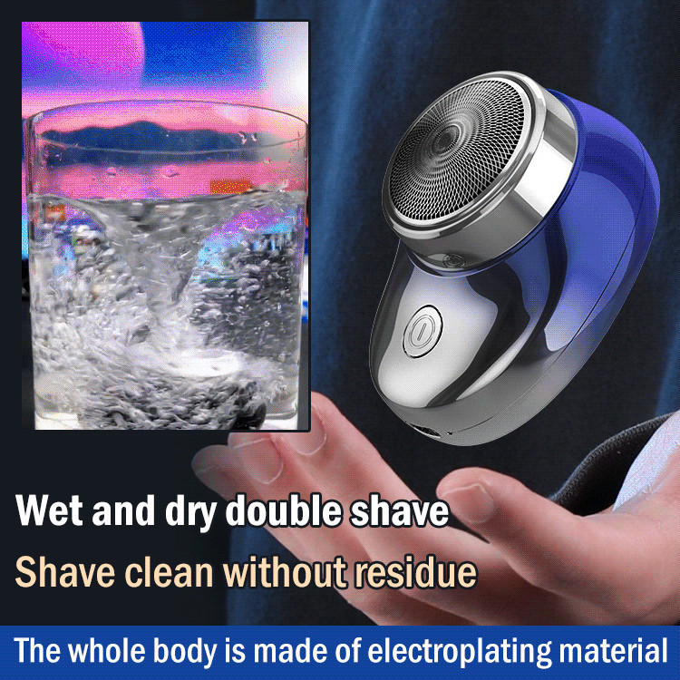 Quality Versatile MY Clearance【Fast charging】Space Stone Gradient Mini electric digital display Shaver Men's wate... - Image 3