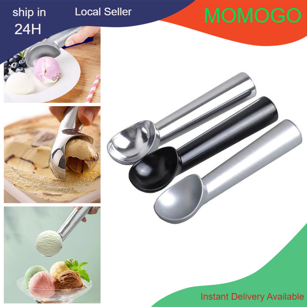 Ice Cream Scoop Ball Shape Scoop Anti-Freeze Aluminum Alloy Non-stick Ice Cream Scooper Ball Spoon AIs Kream Skop