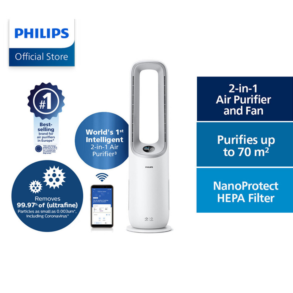 Philips Air Purifier and Fan Air Performer 7000 Series AMF765/AMF765/30