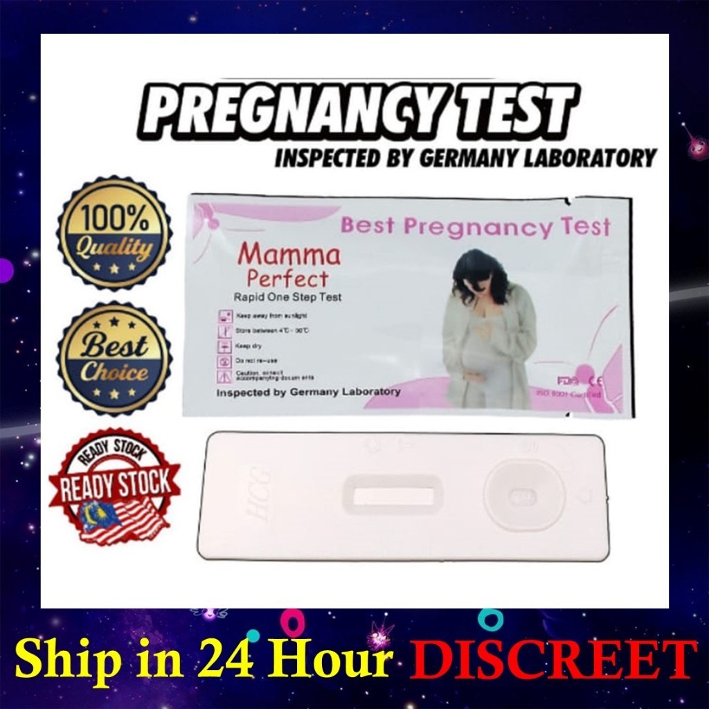 Pregnancy Test HCG 1 Pcs Pregnant Tes Strip Cek Kehamilan One Step Urine Test Early Detection Cek Mengandung UPT test