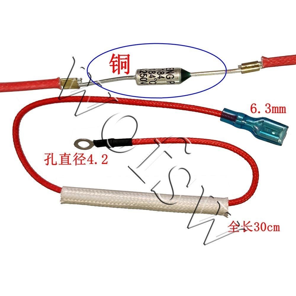 Household Brand Rice Cooker Pressure Cooker Accessories Fuse 185/142 Degree 10A Fuse Temperature Fuse with Line