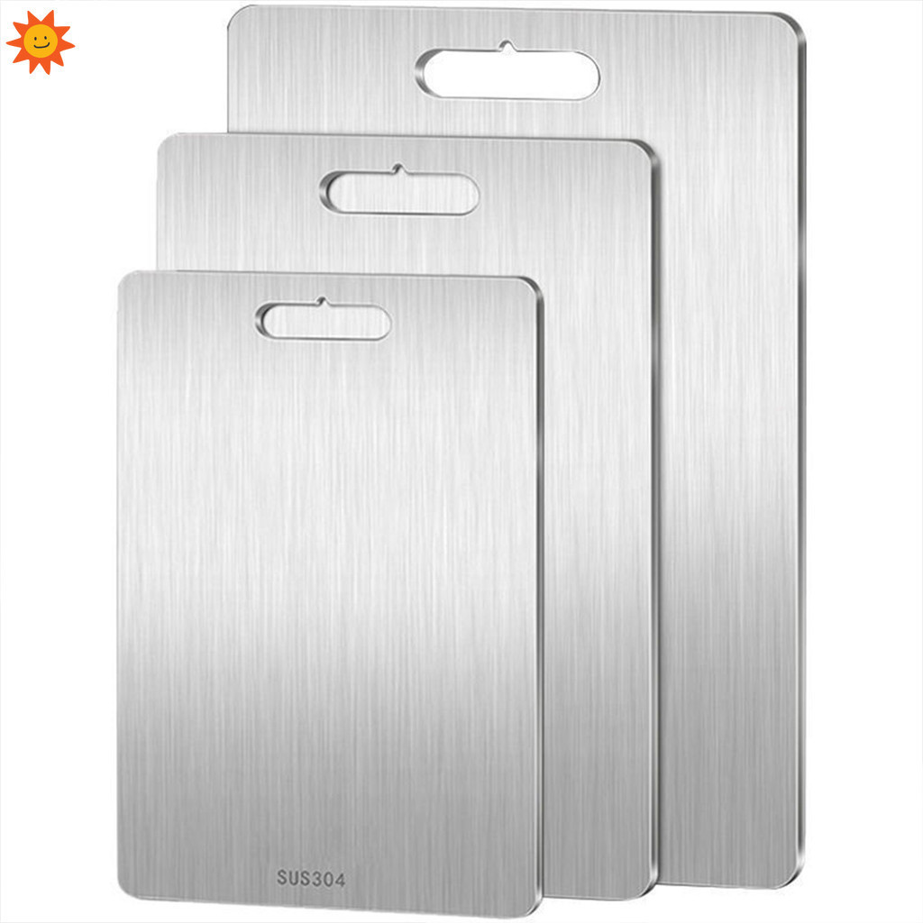 Titanium Cutting Board, tIma cutting board titanium, Stainless Non Stick Chopping Board, Countertop Non Slip, Dishwasher Safe Ideal, Perfect for Various Cooking Tasks JP6