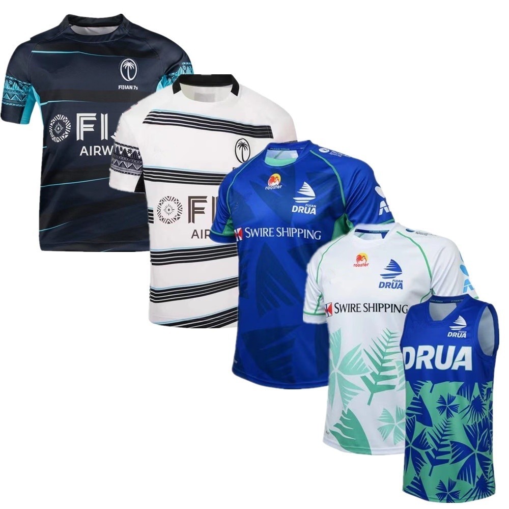 New style 2023 fiji DRUA home away rugby jersey FLYING FIJIANS FIJI 7S Rugby shirt Alternate Shirt singlet