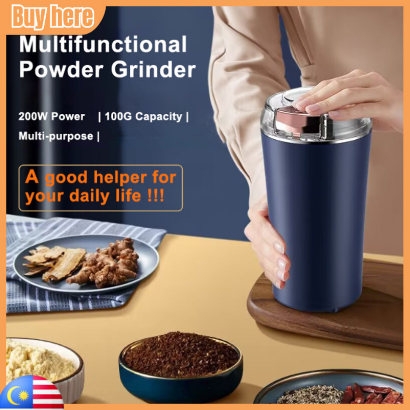 300W Portable Electric Grinder 350ml Coffee Spices Mini Blender SuperFine Powder Grinding Machine Mesin Pengisar Serbuk