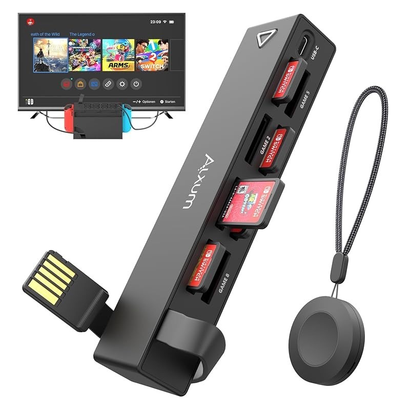 【Direct from japan】Please translate this Japanese into English and remove any mention of Amazon if it appears out of context. Alxum 8-in-1 Switch card reader with remote control for soft card reading *8 switch Soft switch card case Soft case Multi-functio