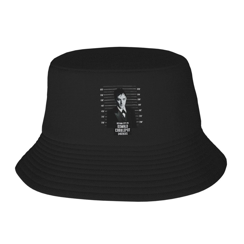 Bat Gotham Oswald Cobblepot Police Mugshot Adult Fisherman's Hat