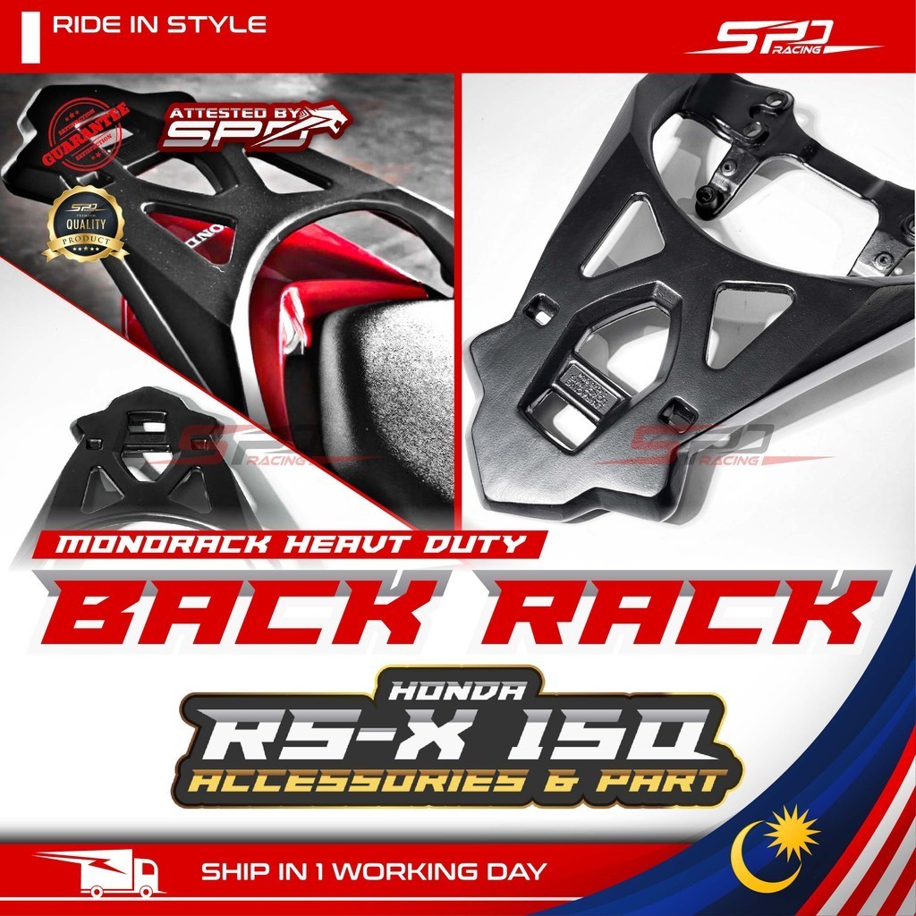 RSX Back Rack / Monorack Heavt Duty for HONDA RSX 150 I WINNER X