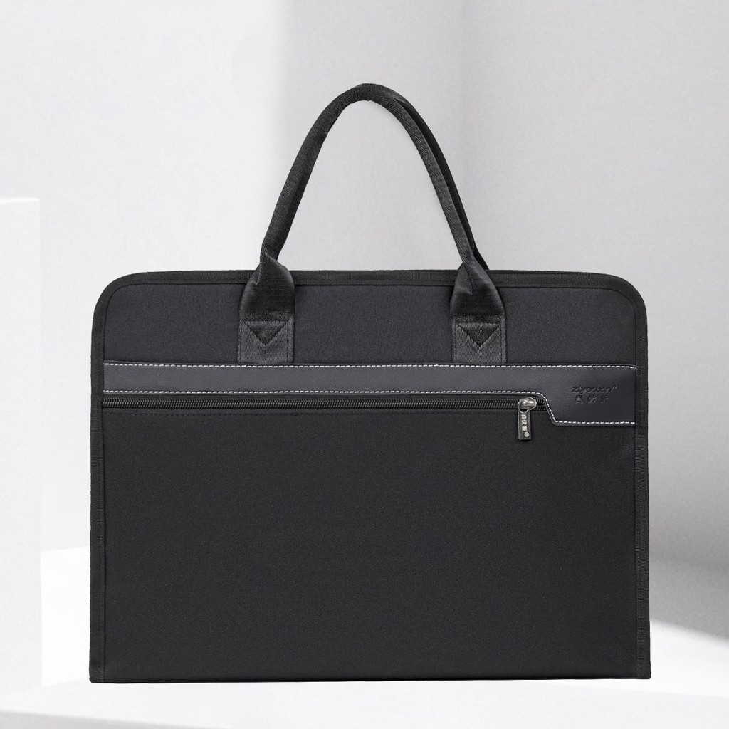 Briefcase Customized Document Bag Men's Business Oxford Cloth Ladies Tote Bag Conference Bag Lawyer Bag High-End