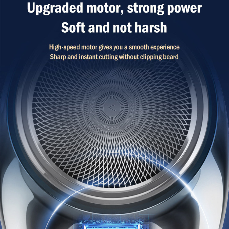 Quality Versatile MY Clearance【Fast charging】Space Stone Gradient Mini electric digital display Shaver Men's wate... - Image 4