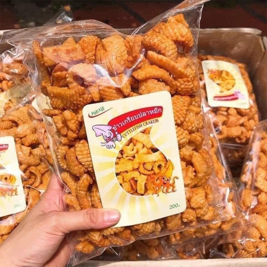 Thai Mikato Squid Snack Pack Of 200 Grams SN03