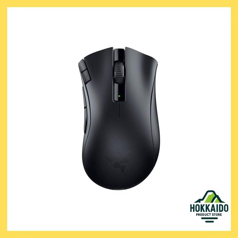 from JapanRazer DeathAdder V2 X HyperSpeed Gaming Mouse 9-Button Award-Winning Ergonomic Design HyperSpeed Wireless Up to 235 Hours Battery Life 2nd Generation Mechanical Mouse Switches 14,000 DPI 5G Optical Sensor 【Razer Warranty: RZ01-04130100-R3A1