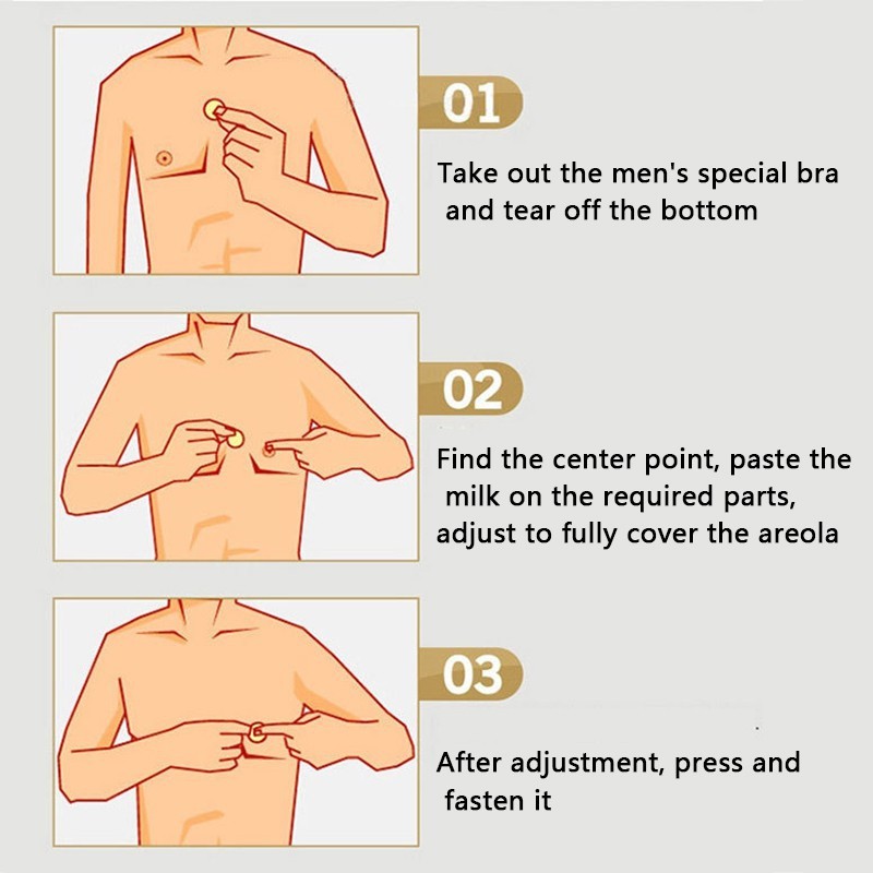 Durable Premium AINNA Men's Silicone Nipple Covers x5 Pairs - Image 5