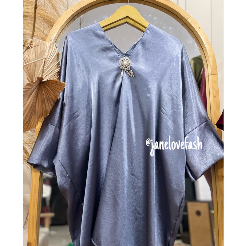 Durable Versatile Aruna SHIMER TUNIC KAFTAN BLOUSE (TOP ONLY) Multi - Image 5