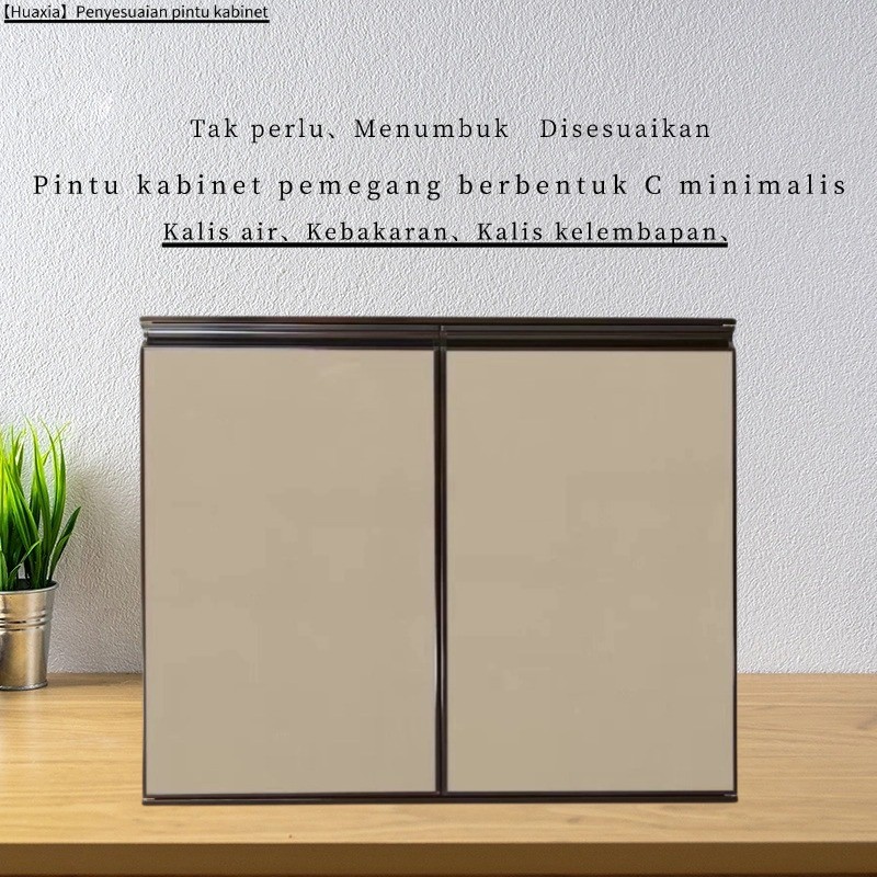 [Huaxia] Customized Self-Installed Simple Honeycomb Aluminum Kitchen Door Frame Cabinet Door