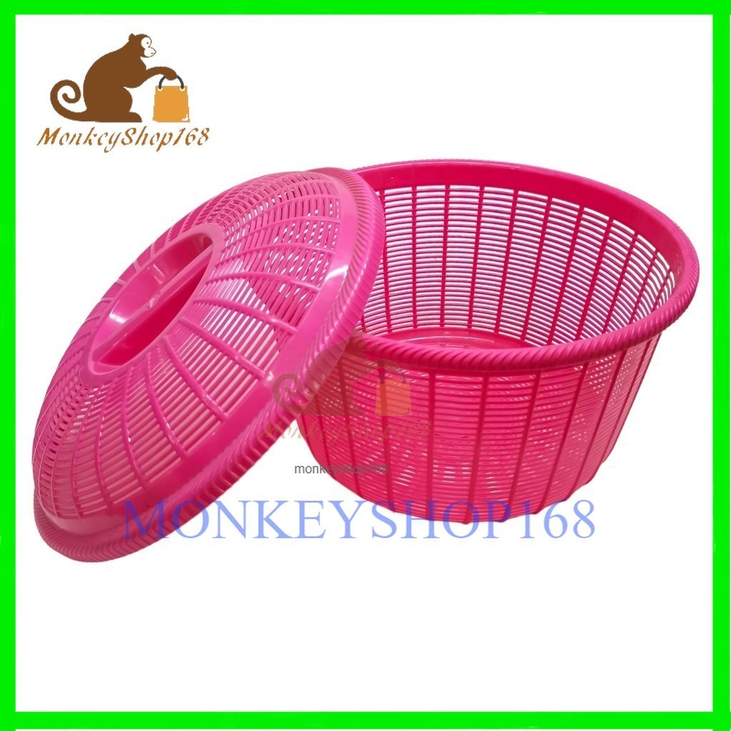 Egg Basket with Cover / Bakul Telur + Tutup / Random Colour / 4471 ( D245MM*H165MM )