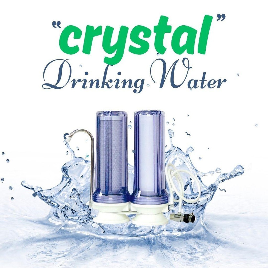 Crystal Drinking water filter CTO with PP Fiber Cartridge