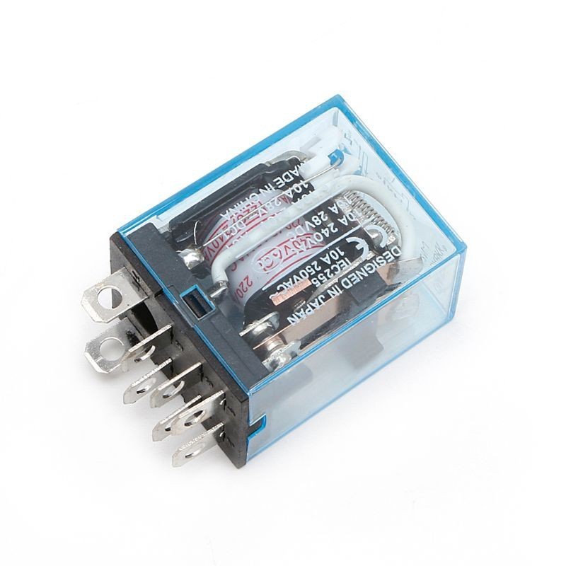 WER LY2NJ AC 220V Coil 10A 240V Power Relay DPDT Led Lamp 1Pc 