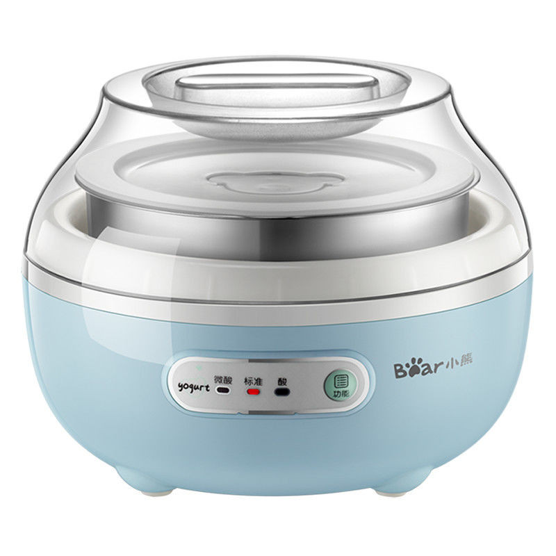 Bear yogurt machine Straw small fully automatic intelligent timing mini multi-Straw dormito Bear yogurt Maker household small fully automatic intelligent timing mini multi-Function Dormitory Homemade Natto Fermentation Maker 5.5