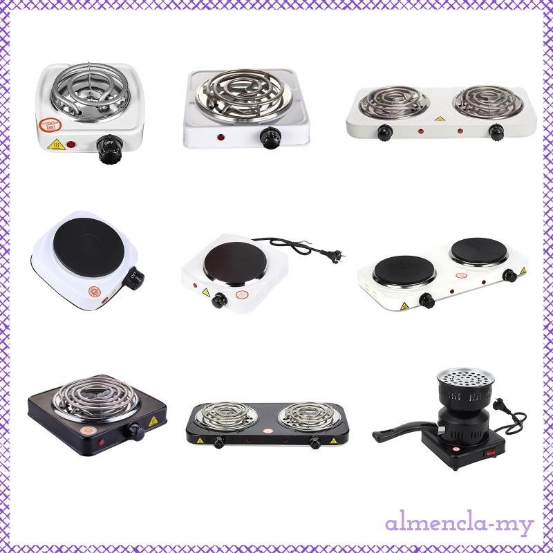 [AlmenclaMY] Portable Electric Coil Burner with Indicator Lights Practical Burner Cooktop