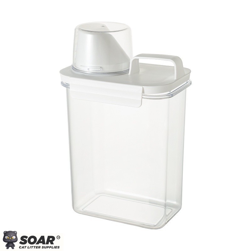 SOAR.OS Pet Dry Food Storage Dispenser Pet Food Container Bekas Makanan Kucing Cat Food storage猫粮收纳罐