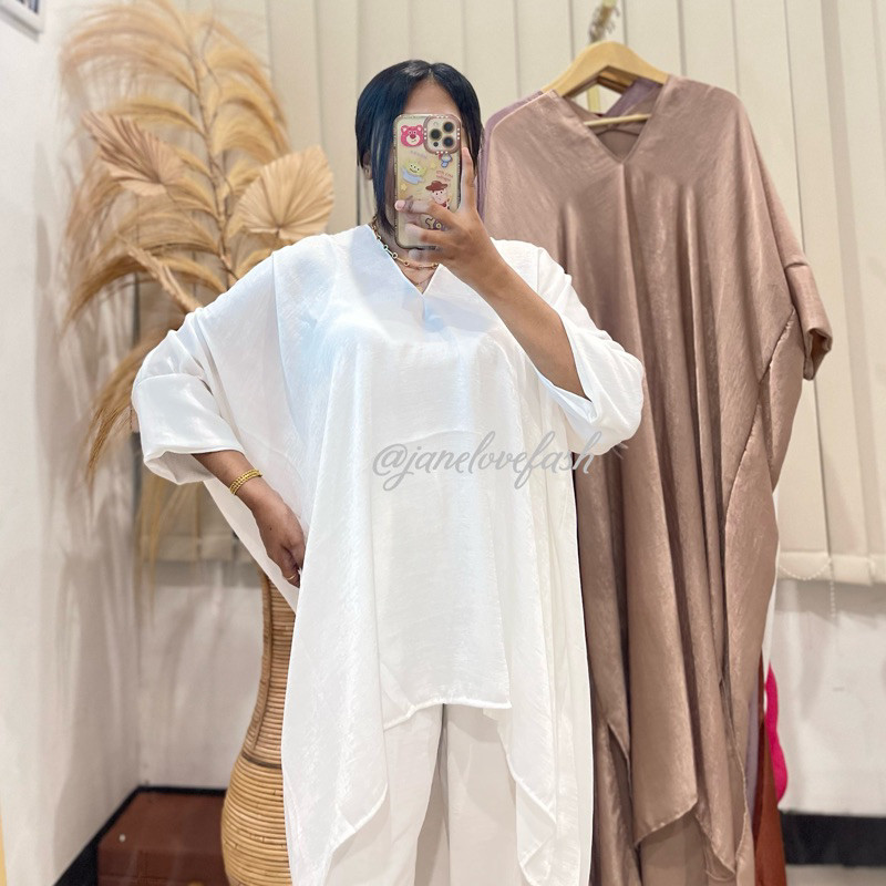 Durable Versatile Aruna SHIMER TUNIC KAFTAN BLOUSE (TOP ONLY) Multi - Image 2