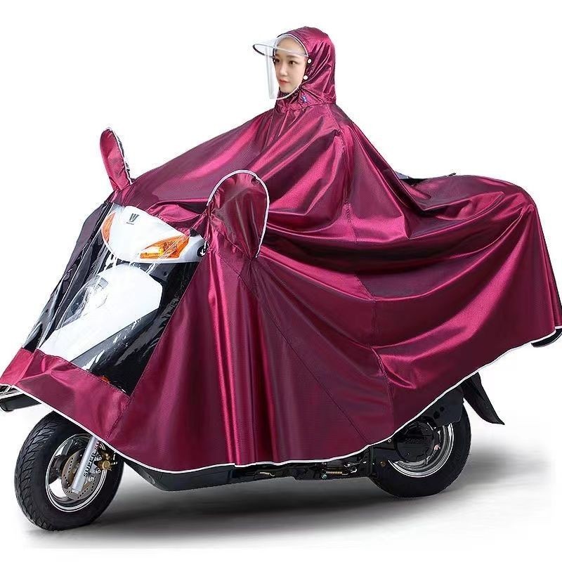 Raincoat, electric vehicle poncho, electric vehicle poncho, motorcycle raincoat, men's and raincoat electric vehicle raincoat electric vehicle Clothing motorcycle raincoat Men Women Adult raincoat Rainproof raincoat Double raincoat 4.19