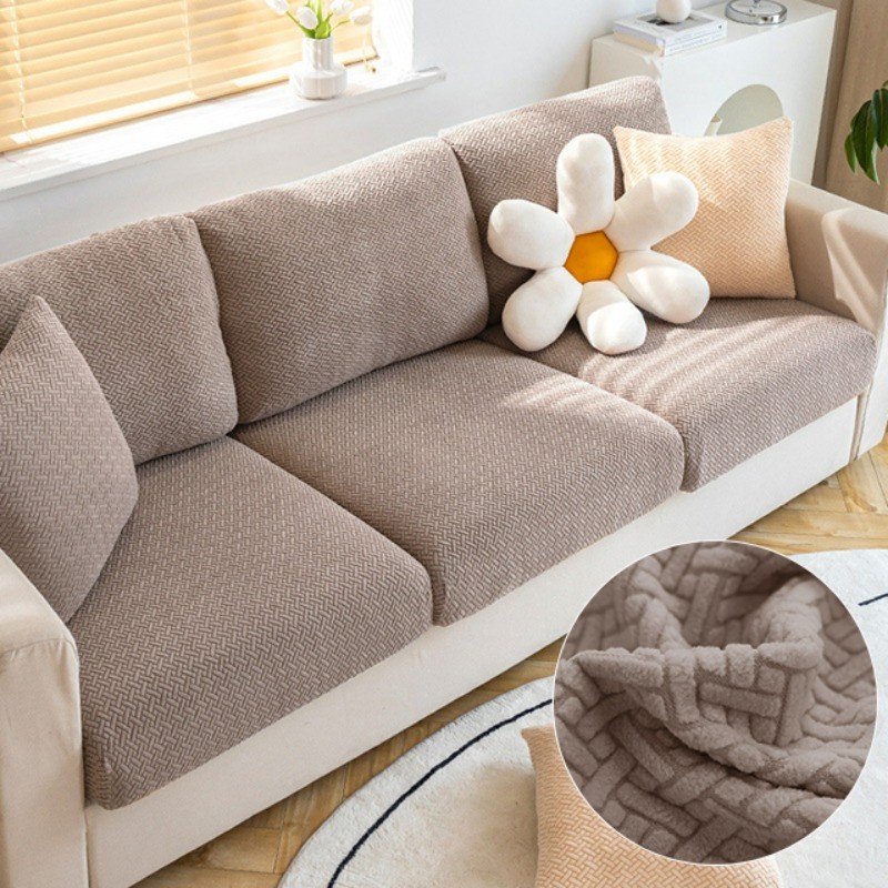 Sofa Cushion Cover Width 30-60cm T-shaped Jacquard Rectangular Cushion Available Household Decor