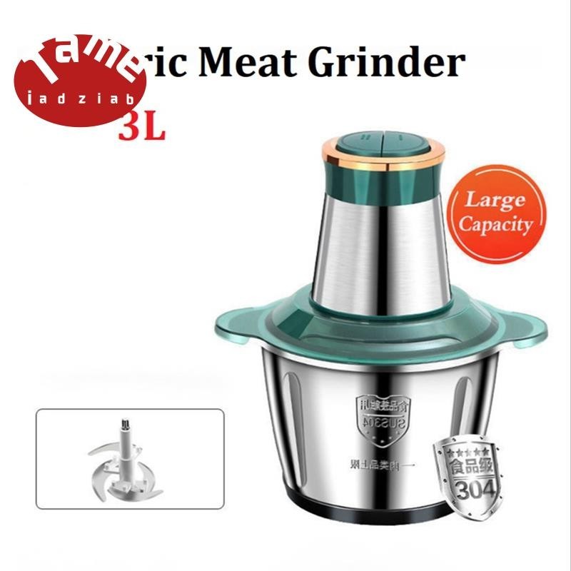 1 Piece Electric Meat Grinder 3L Blenders Multifunction  Slicer Household Grinder EU Plug