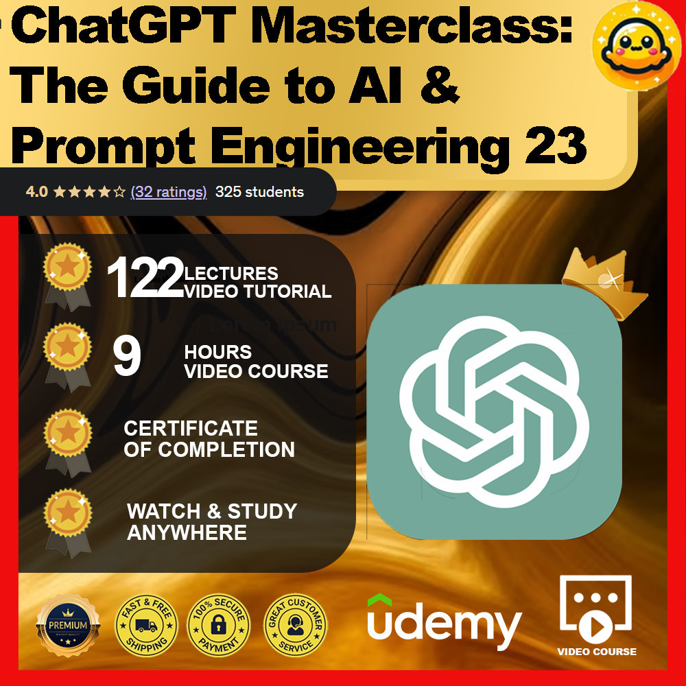 [Video Course]ChatGPT Masterclass: The Guide to AI & Prompt Engineering