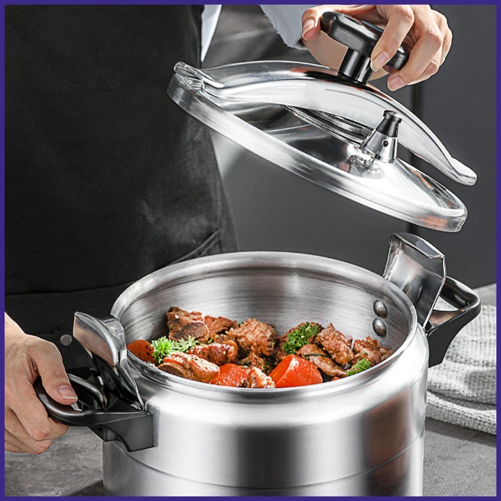 Induction Pressure Cooker Aluminum Alloy High Pressure Rice Cooker Pot 3L/4L Capacity Fast Cooking Kitchen smbmy