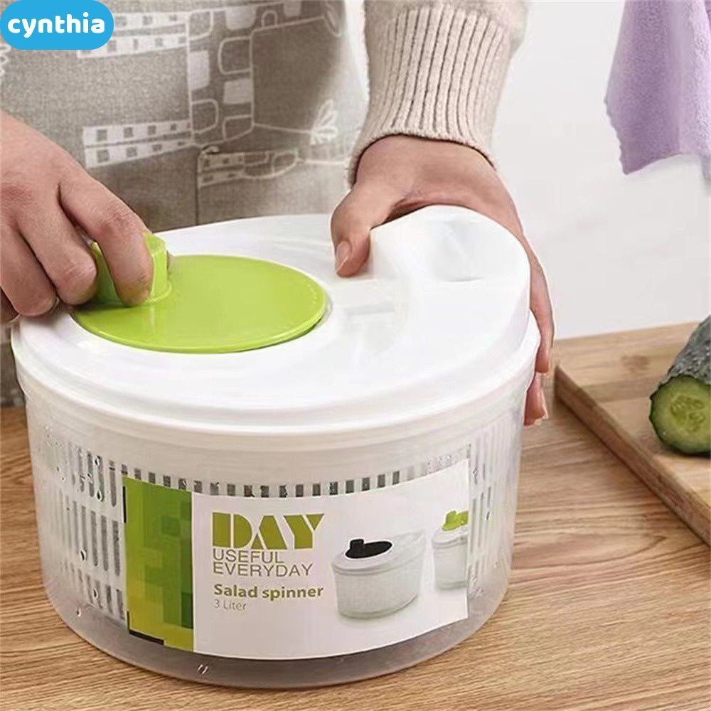 Vegetable Dehydrater Household Salad Dehydrator Dehydrater Vegetable and Fruit Water Throwing Salad Spinner Salad Storage Box cyn