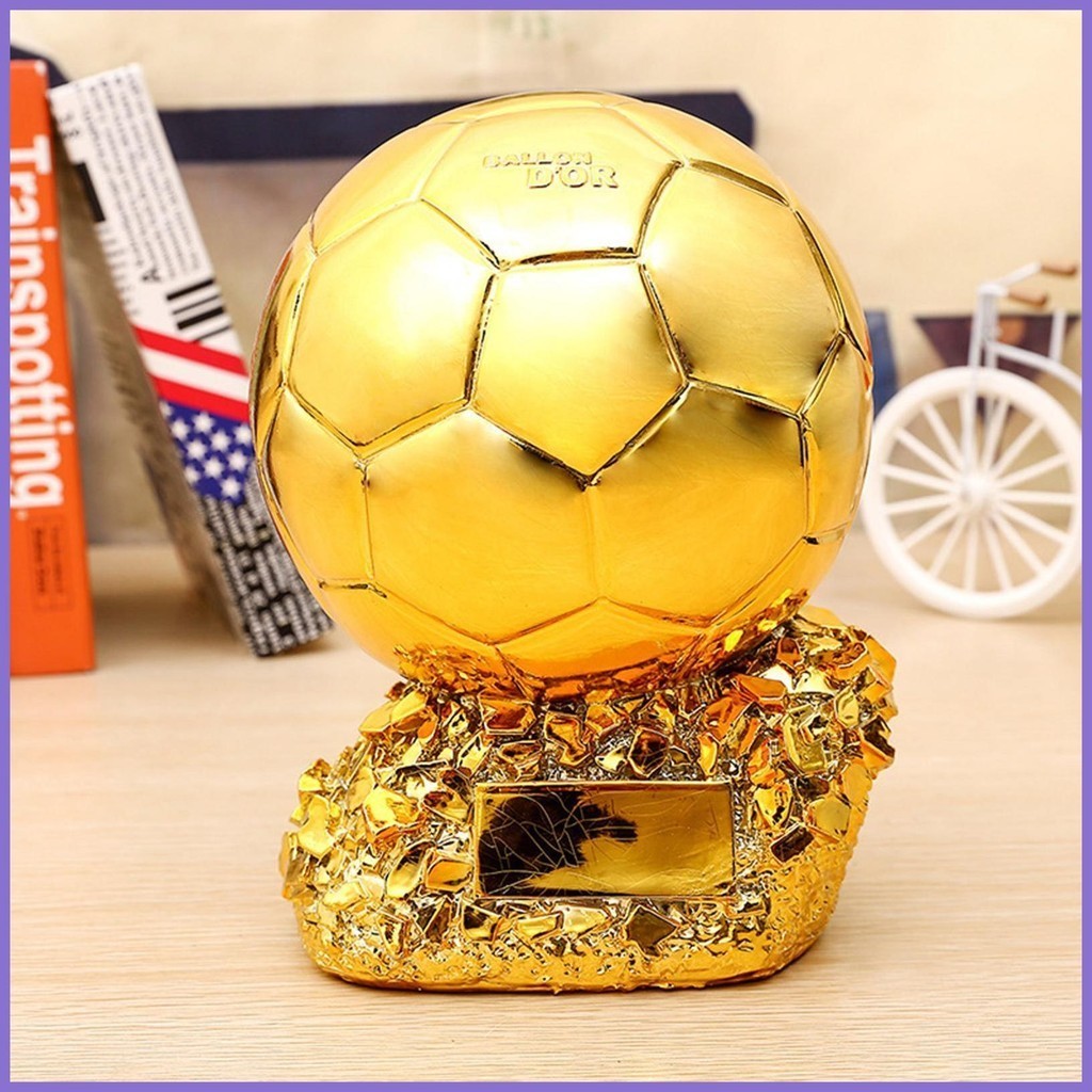 Football Sports Award Trophy Soccer Champion Souvenir Home Furnishing Football Golden Globe Trophy