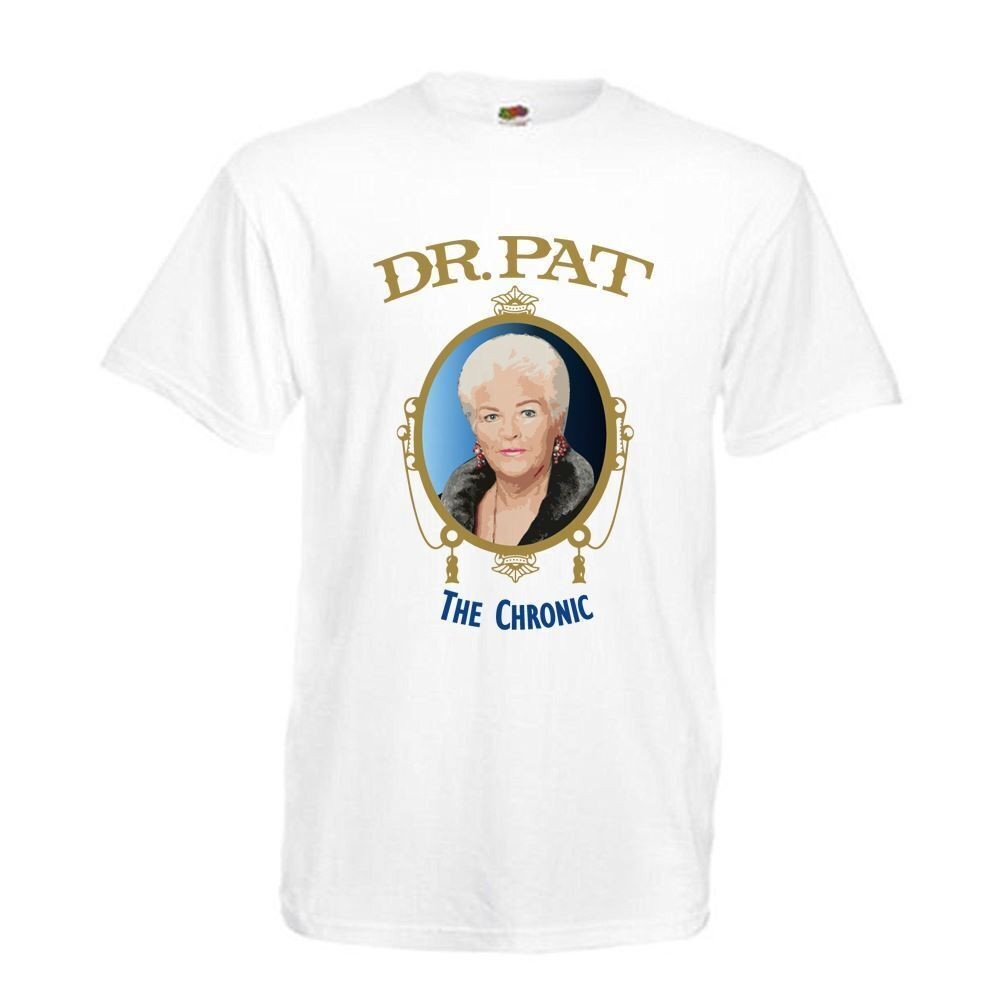 Unisex Dr Pat Butcher Chronic Funny Ganja Stoner Spoof T-Shirt