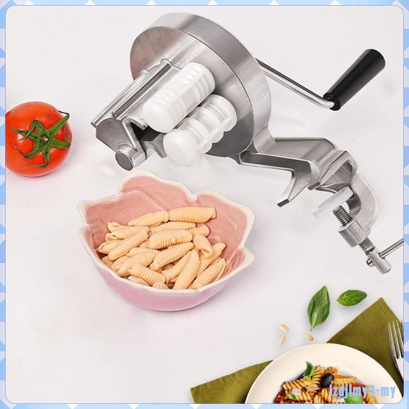 [LzdjlmyabMY] Cavatelli Maker Tool, Pasta Maker Accessories, Hand Crank Press, Kitchen Tools, Cavatelli Baking Machine,