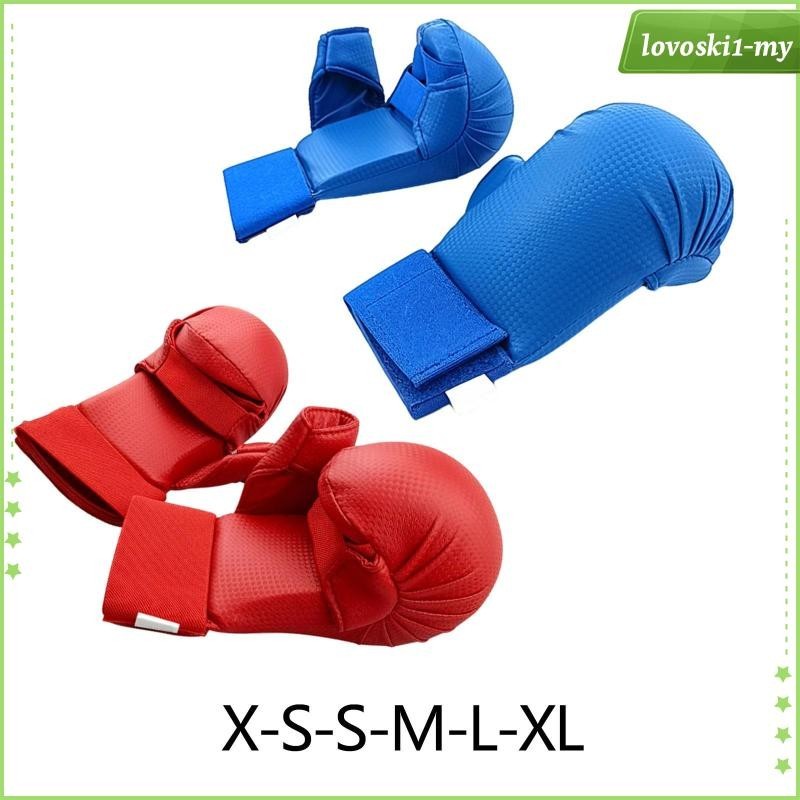 [LovoskibcMY] Kickboxing Gloves Karate Gloves Martial Arts Gloves Breathable Boxing Gloves Mma Gloves for Karate Fitness Grappling Sparring