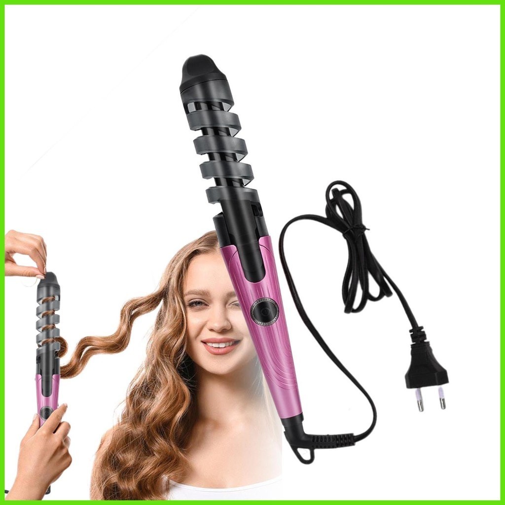 Hair Curling Wand Portable Curling Wand Hair Straightener and Curler 2 in 1 Portable Automatic Hair Curler Wand mdysmy mdysmy