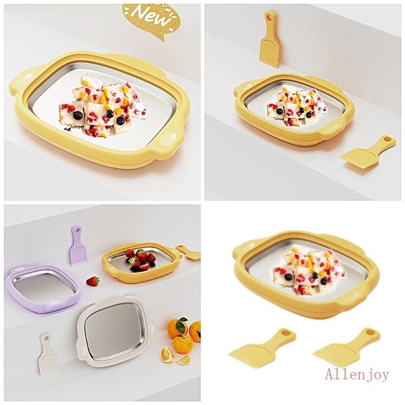 JOY Instant Ice Cream Maker for Making Soft Serve Ice Cream Slushies Freeze Yogurt Rolled Ice Cream Machine Homemade