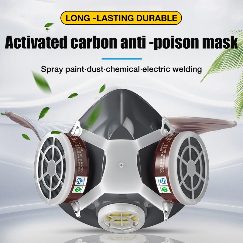 [3m mask 100% Breathable] Gas mask 6502-7 in 1 dust mask respirator mask topeng gas beracun mask n95 mask racun