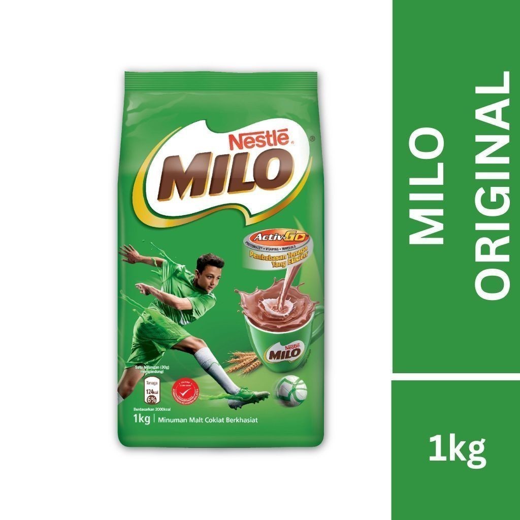 NESTLE Milo Activ-Go Chocolate Malt Powder (1kg/2kg/2.2kg)