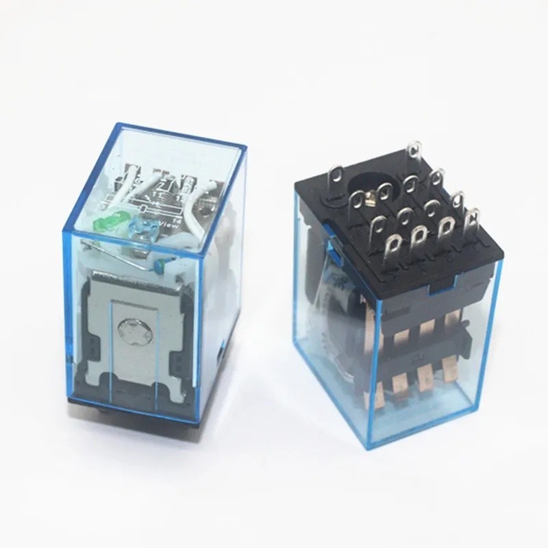 Versatile Have AC 220V DC 24V 12V Coil Power Relay MY2NJ MY4NJ HH52P HH54P 14 Pin 8 5A Socket Base Time - Image 4