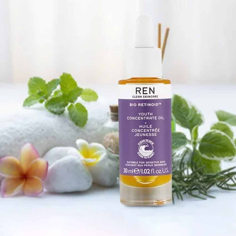 REN Bio Retinoid Youth Concentrate Oil, 30ml – Anti-Aging Face Oil with Biden