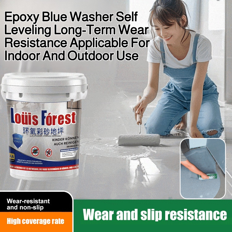 [Odor Free Quick Dry] Upgrade Epoxy Coloured Sand Floor Paint/升级环氧彩砂地坪漆/Waterproof Wear-Resistant Anti-Slip Wall Paints