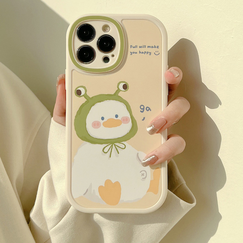 Cute Cute Duck Nova7 Cartoon Huawei P60 Phone Case Girl Enjoy 20E Suitable for Mate50