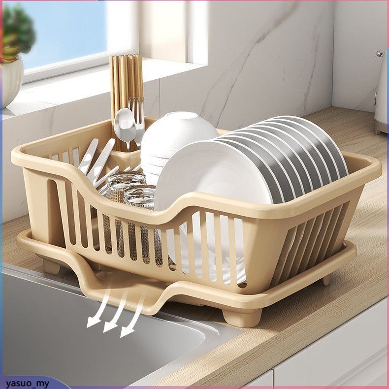 Drain Bowl Rack Drainage Rack Dishwasher Rack Dishwasher Rack Tableware Rack Dish Rack Drip Bowl Rack Storage Basket And Cupboard Water Deflector Countertop (yasuo.my)