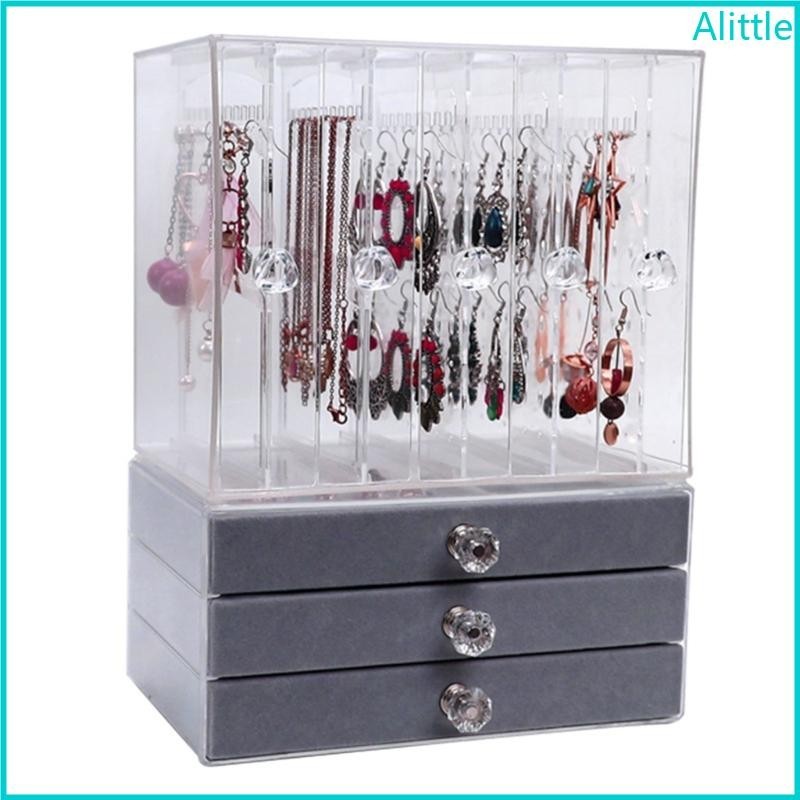 Alia Elegant Jewelry Storage Box Handcrafted Jewelry Holder Multilayer Jewelry Display Rack for Retailers and Collectors