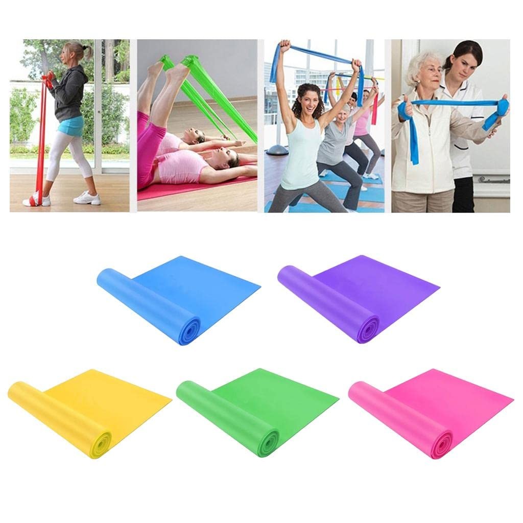 Yoga Band Belt Rubber Stretch Resistance Band Workout Exercise Elastic Yoga Fitness Home Gym Pull Up Rope 彈力帶