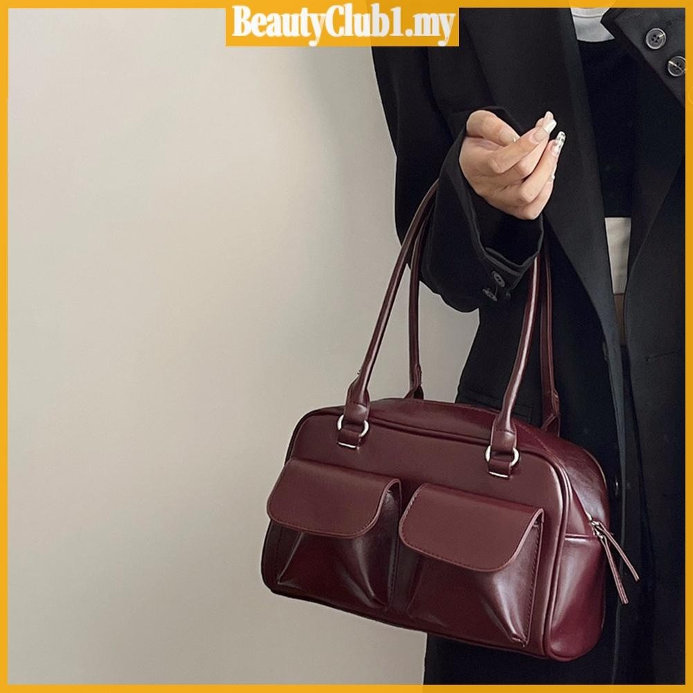 Beauty ✿ women's leather handbag casual retro satchel large capacitycommut qianq7my2.my 9.20