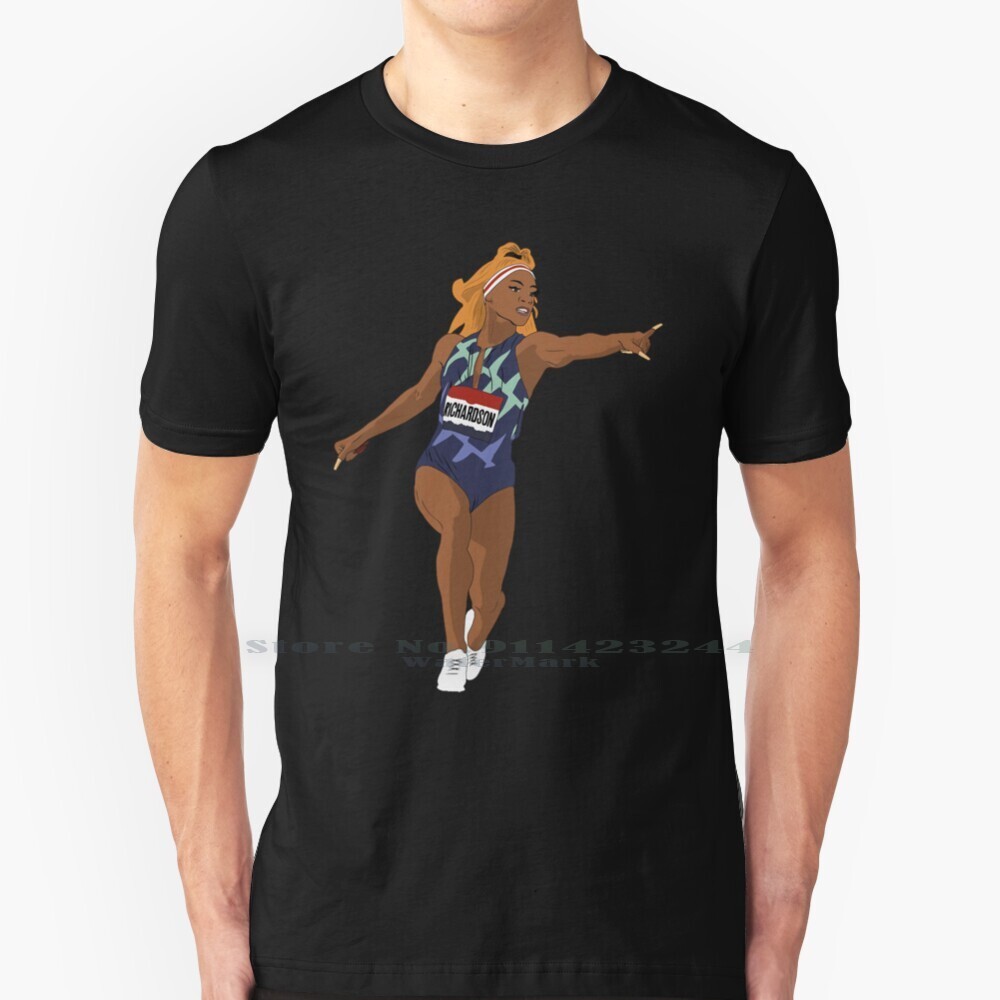 Sha'carri Richardson Track & Field Usa T Shirt 100% Pure Cotton Shacarri Richardson Usa Track Field Usa Team Usa Summer Shes A